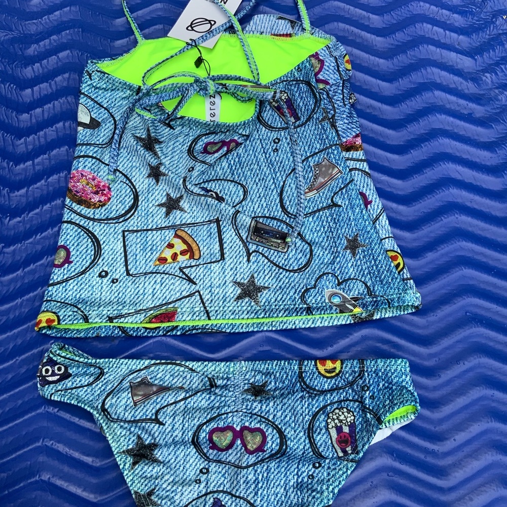 New With Tags Terez Girls lTankini Swimsuit - Picture 6 of 15